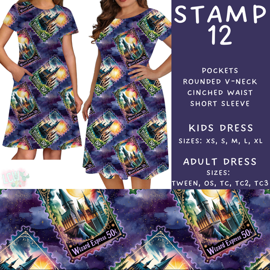 Batch #465 - Magical Character Stamps - Closes 12/19 - ETA mid Feb - Stamp 12 Womens & Girls Dresses