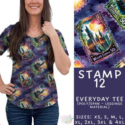 Batch #465 - Magical Character Stamps - Closes 12/19 - ETA mid Feb - Stamp 12 Everyday Tee