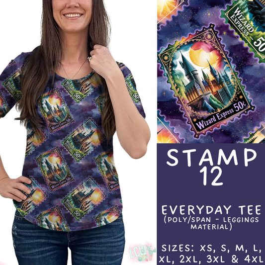 Batch #465 - Magical Character Stamps - Closes 12/19 - ETA mid Feb - Stamp 12 Everyday Tee