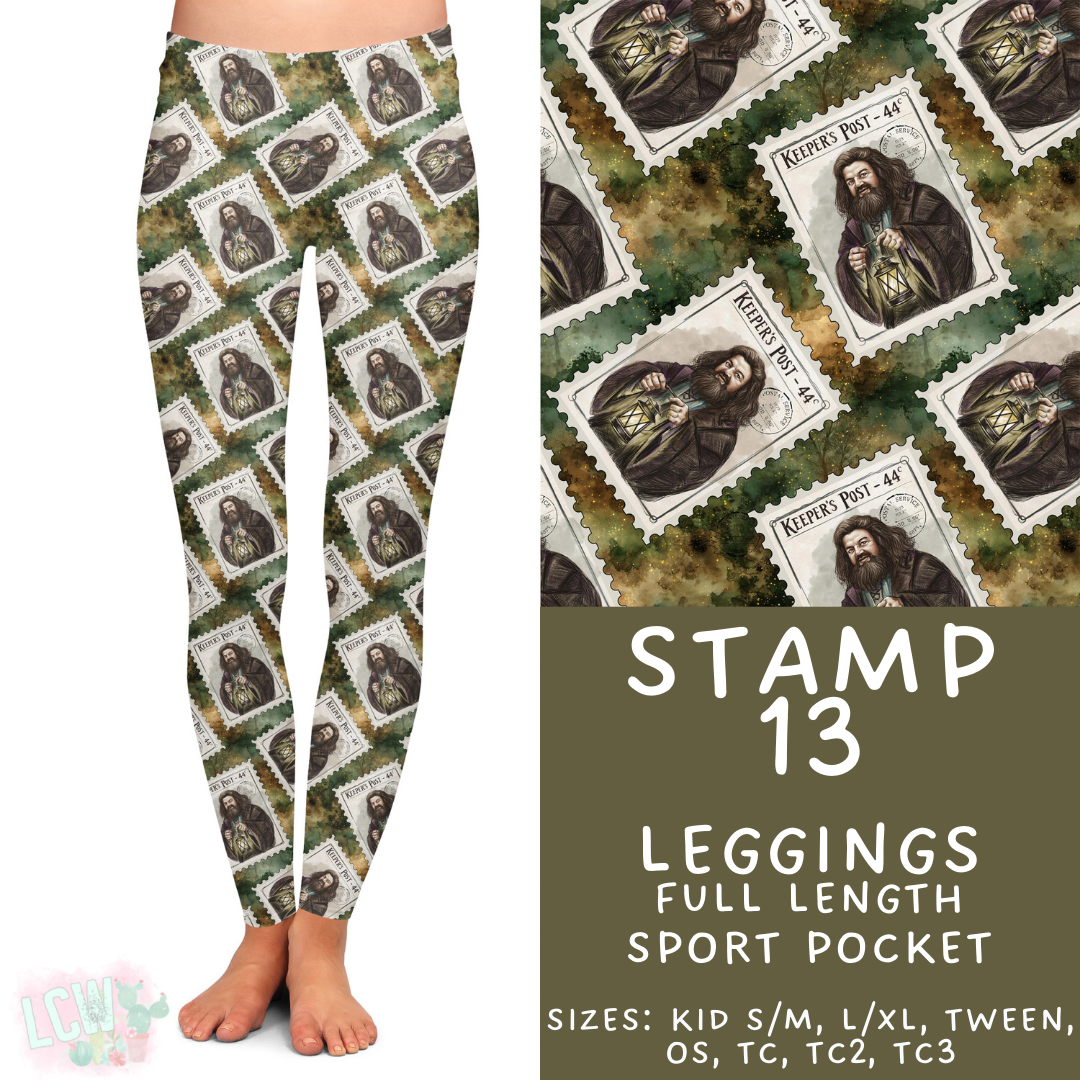 Batch #465 - Magical Character Stamps - Closes 12/19 - ETA mid Feb - Stamp 13 Full Length Leggings