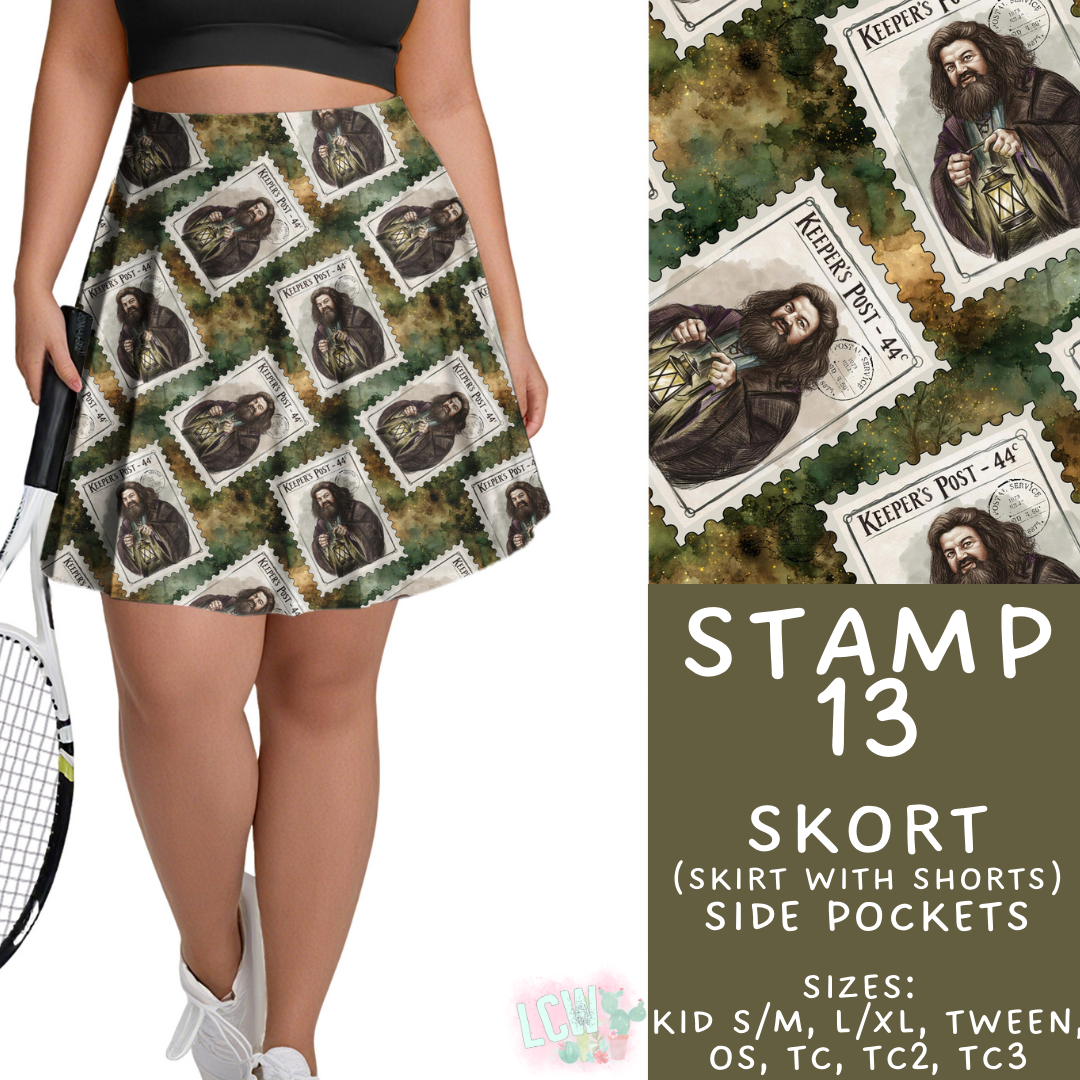 Batch #465 - Magical Character Stamps - Closes 12/19 - ETA mid Feb - Stamp 13 Skort
