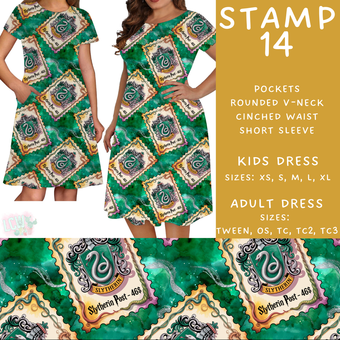 Batch #465 - Magical Character Stamps - Closes 12/19 - ETA mid Feb - Stamp 14 Womens & Girls Dresses