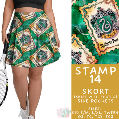 Batch #465 - Magical Character Stamps - Closes 12/19 - ETA mid Feb - Stamp 14 Skort