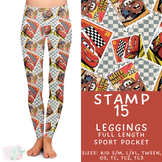 Batch #465 - Magical Character Stamps - Closes 12/19 - ETA mid Feb - Stamp 15 Full Length Leggings
