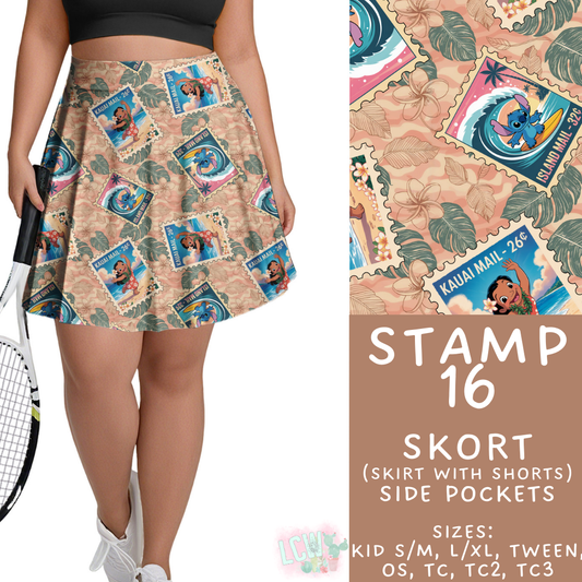 Batch #465 - Magical Character Stamps - Closes 12/19 - ETA mid Feb - Stamp 16 Skort