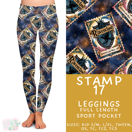 Batch #465 - Magical Character Stamps - Closes 12/19 - ETA mid Feb - Stamp 17 Full Length Leggings