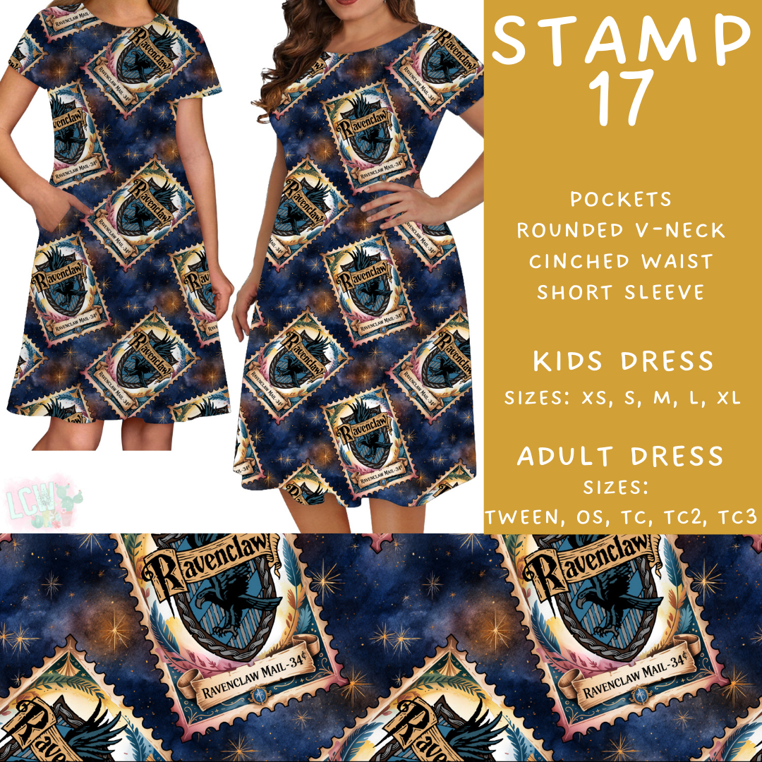 Batch #465 - Magical Character Stamps - Closes 12/19 - ETA mid Feb - Stamp 17 Womens & Girls Dresses