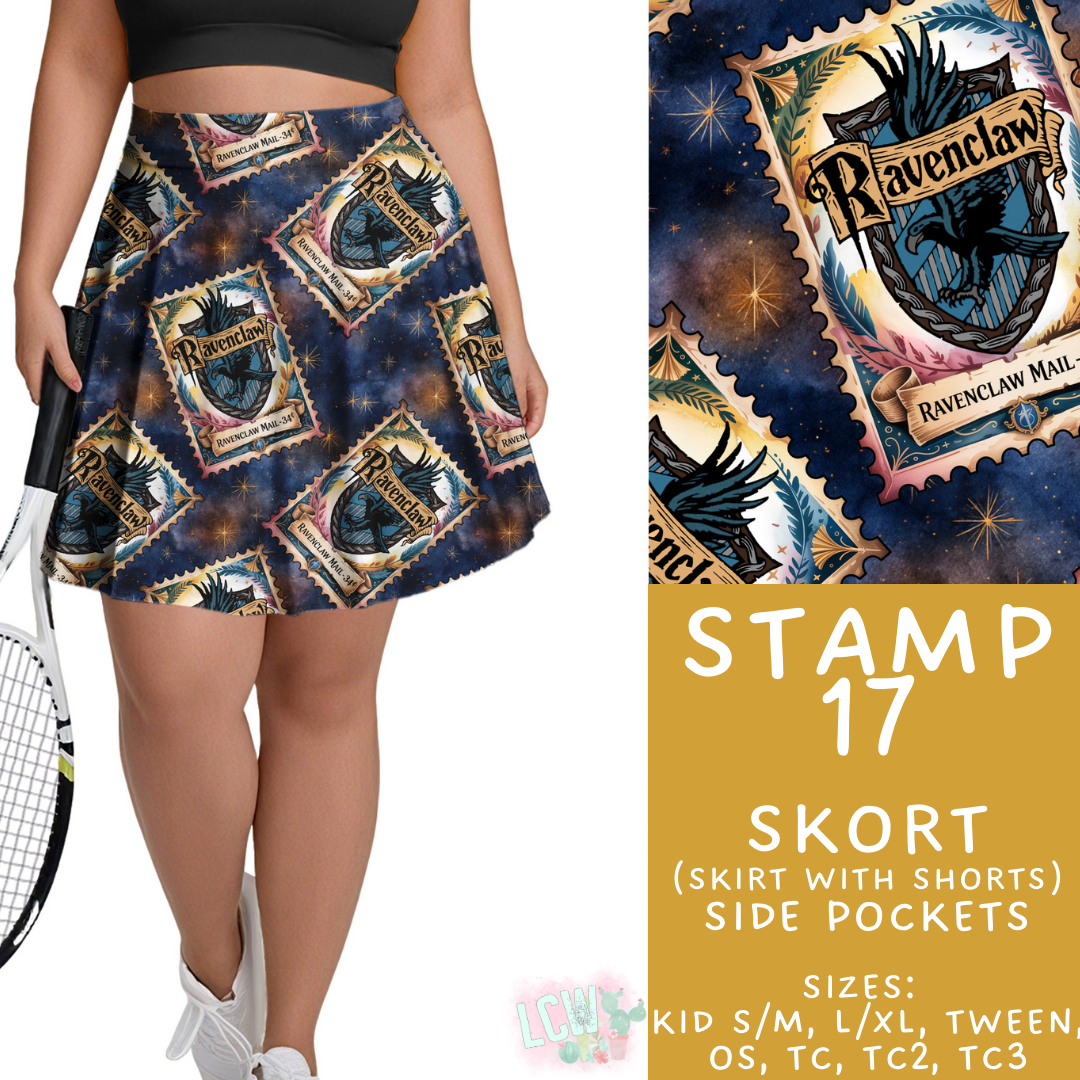 Batch #465 - Magical Character Stamps - Closes 12/19 - ETA mid Feb - Stamp 17 Skort