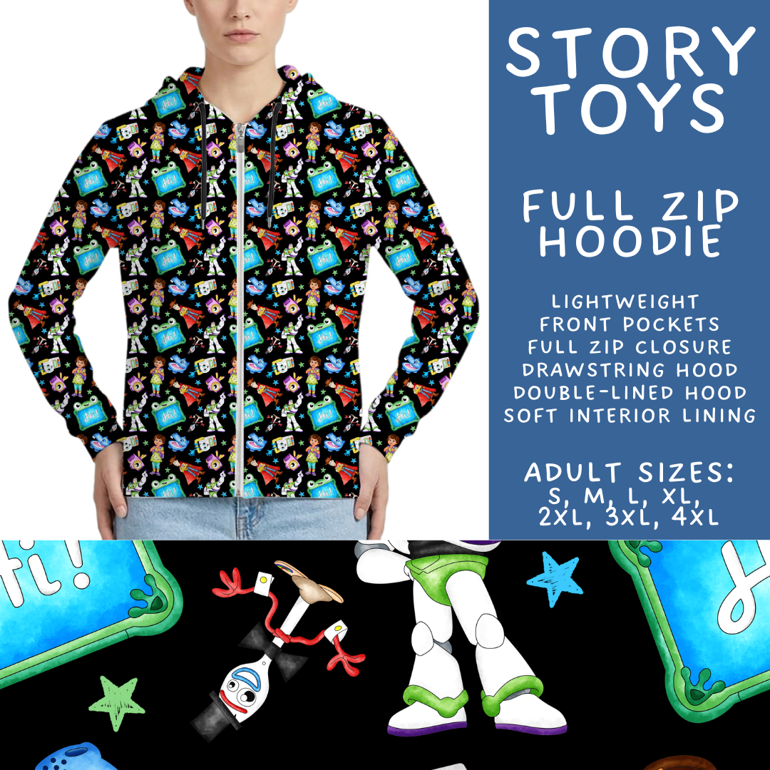 Batch #561 - June Request Run - Closes 7/27 - ETA late Sept - Story Toys Full Zip Hoodie