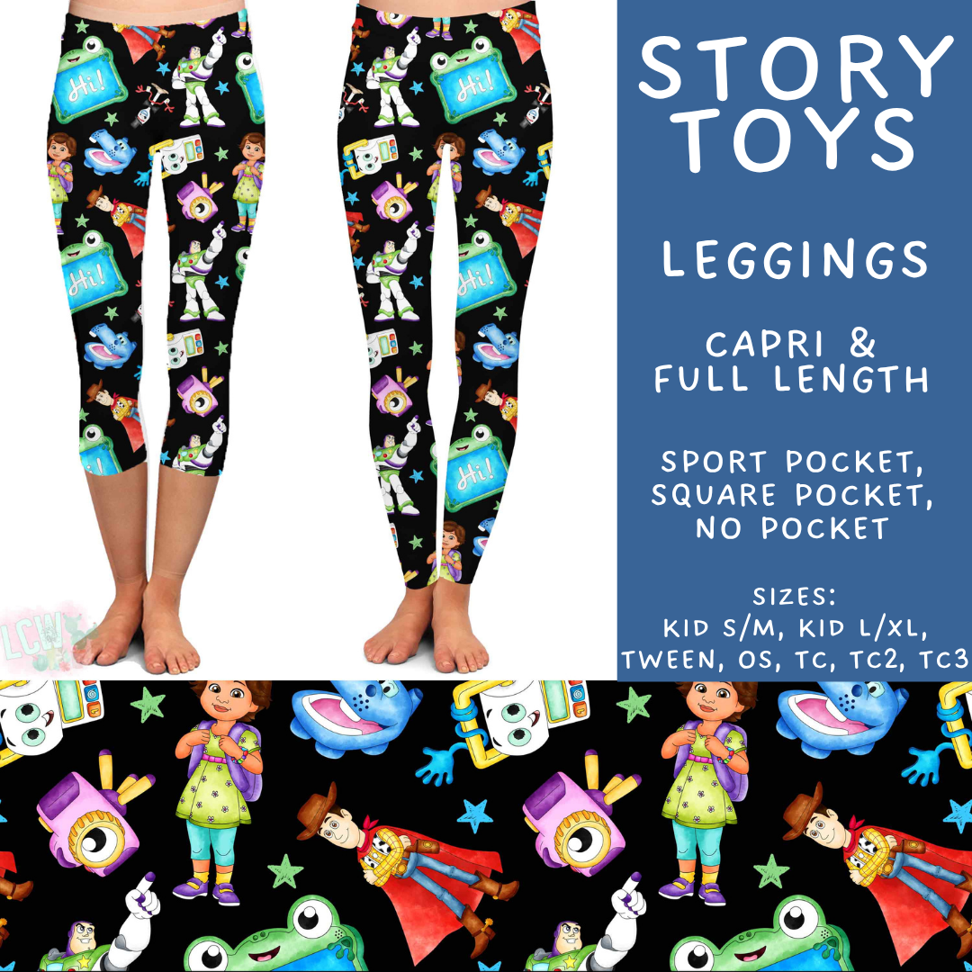 Batch #561 - June Request Run - Closes 7/27 - ETA late Sept - Story Toys Full and Capri Length Leggings