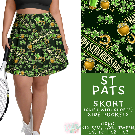 Batch #464 - Lucky Charm Collection - Closes 12/17 - ETA early Feb - St Pats Skort