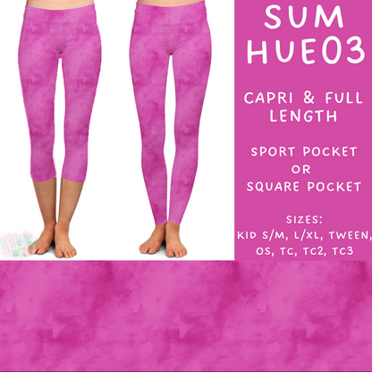 Batch #537 - Summer Hues - Closes 6/1 - ETA early August - Sum Hues03 Full and Capri Length Leggings