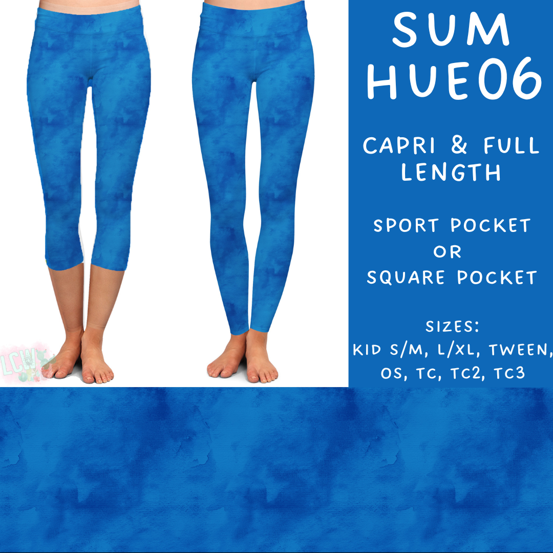 Batch #537 - Summer Hues - Closes 6/1 - ETA early August - Sum Hues06 Full and Capri Length Leggings