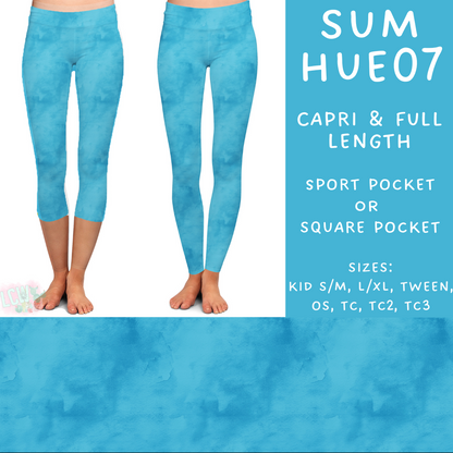 Batch #537 - Summer Hues - Closes 6/1 - ETA early August - Sum Hues07 Full and Capri Length Leggings