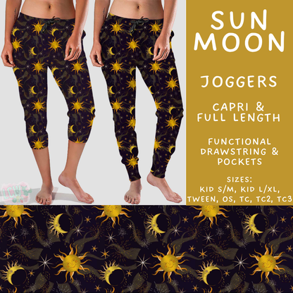 Batch #592 -  Fun Run 27 - Closes 9/30 - ETA late Nov - Sun Moon Full and Capri Length Joggers