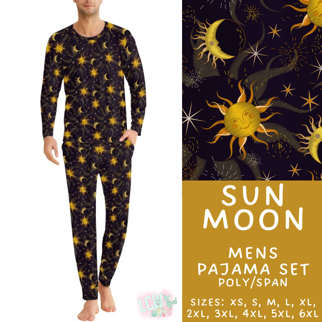 Batch #587 - Family Pajamas 2 - Closes 9/18 - ETA mid Nov - Sun Moon Men's Pajama Set