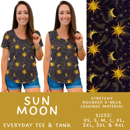 Batch #592 -  Fun Run 27 - Closes 9/30 - ETA late Nov - Sun Moon Everyday Tank & Tee