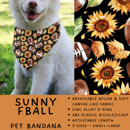Batch #576 - Pet Gear 2 - Closes 8/28 - ETA late October - Sunny FBall Pet Bandana