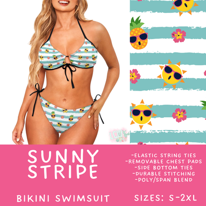 Batch #543 - Pool Party 2 - Closes 6/15 - ETA early/mid August - Sunny Stripe Women's 2 Piece Bikini