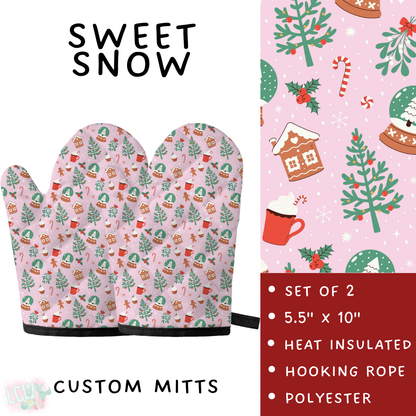 Batch #591 - Baking Spirits Bright 3 - Closes 9/28 - ETA mid/late Nov - Sweet Snow Oven Mitts