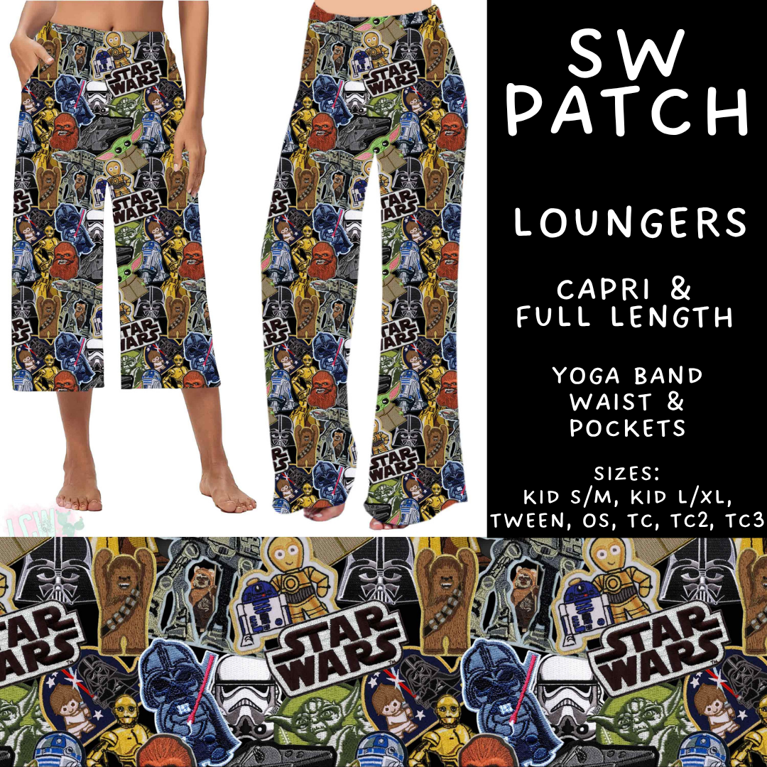 Batch #589 - August Request Run - Closes 9/23 - ETA mid/late Nov - SW Patch Capri and Full Length Loungers