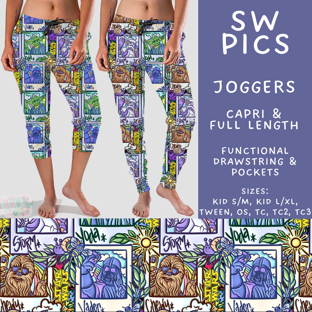 Batch #531 - Cool Characters 15 - Closes 5/18 - ETA late July - SW Pics Full and Capri Length Joggers