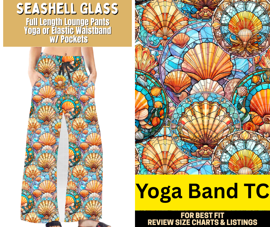 Seashell Glass Full Length Lounge Pants