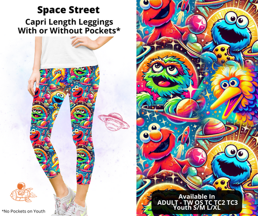 Preorder! Closes 2/3. ETA May. Space Street Capri Leggings w/wo Pockets