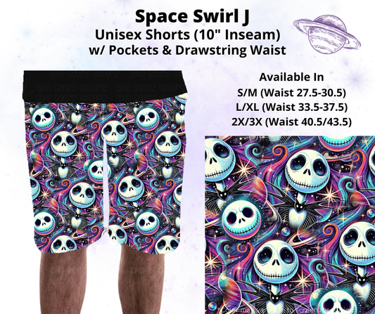 Preorder! Closes 2/3. ETA May. Space Swirl J Unisex Shorts