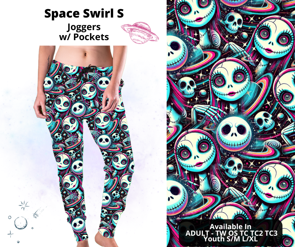 Preorder! Closes 2/3. ETA May. Space Swirl S Joggers