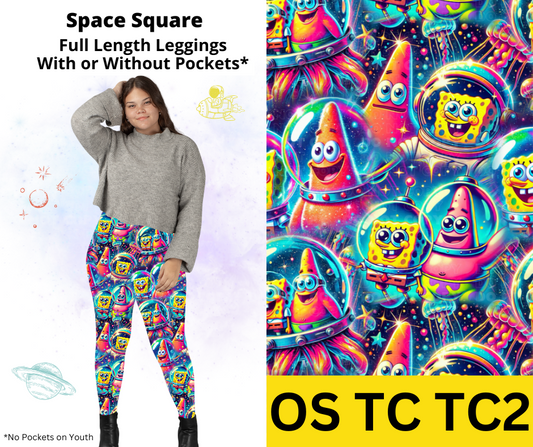 Space Square Full Length Leggings