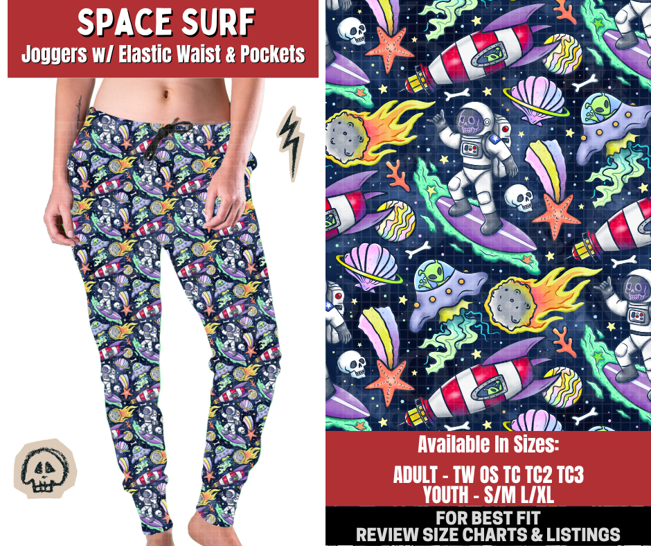 Preorder! Closes 12/22. ETA March. Space Surf Joggers