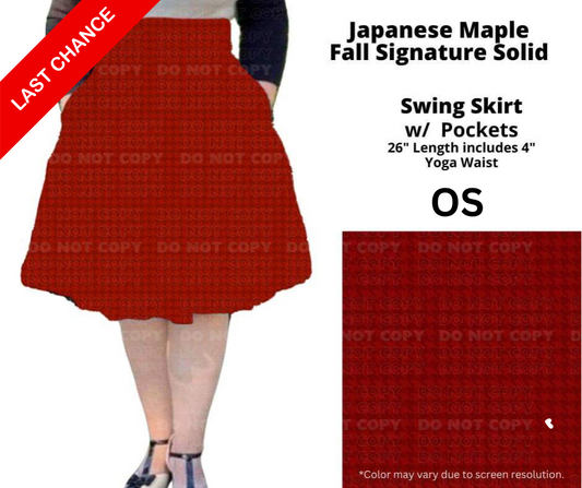 Japanese Maple Swing Skirt