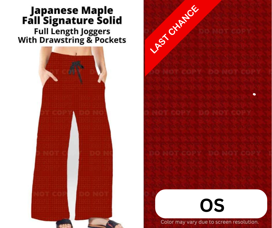 Japanese Maple Full Length Lounge Pants