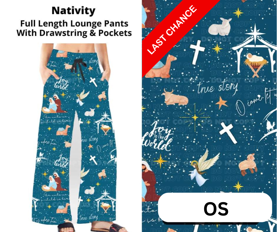 Nativity Full Length Lounge Pants