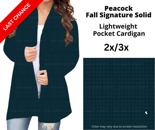 Peacock Pocket Cardigan