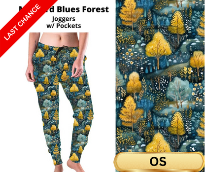 Mustard Blues Forest Joggers