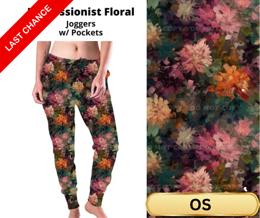 Impressionist Floral Joggers