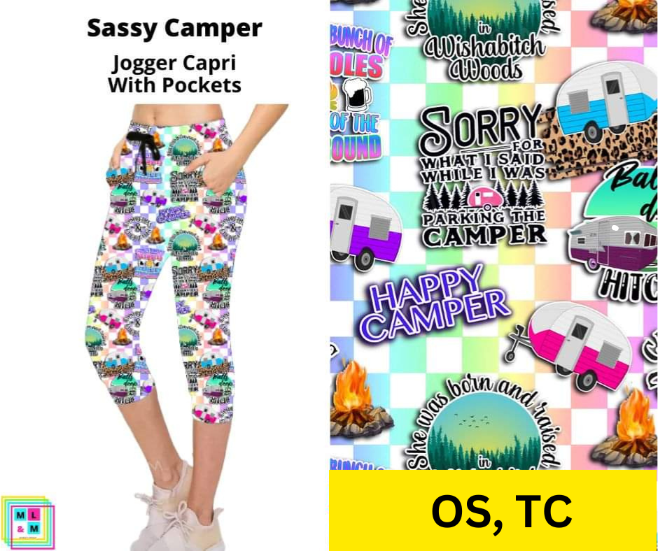 Sassy Camper Jogger Capri