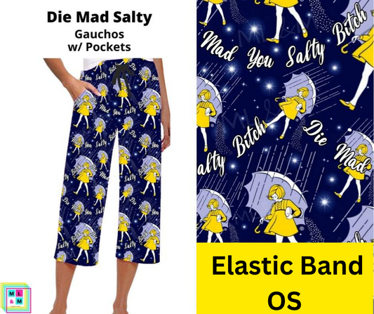 Die Mad Salty Capri Gauchos