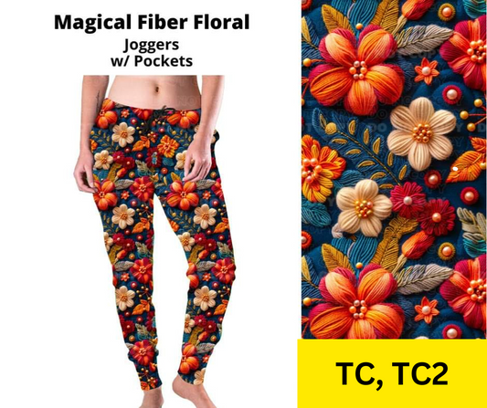 Magical Fiber Floral Joggers