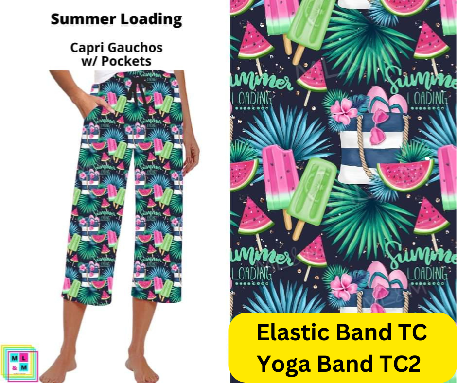 Summer Loading Capri Gauchos