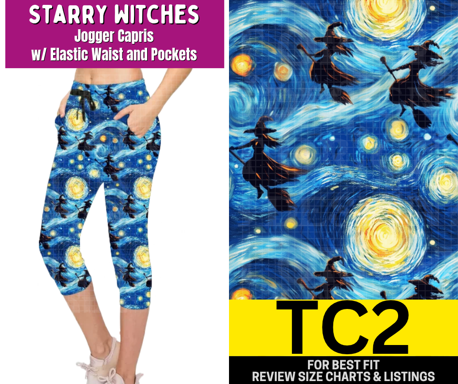 Starry Witches Jogger Capri