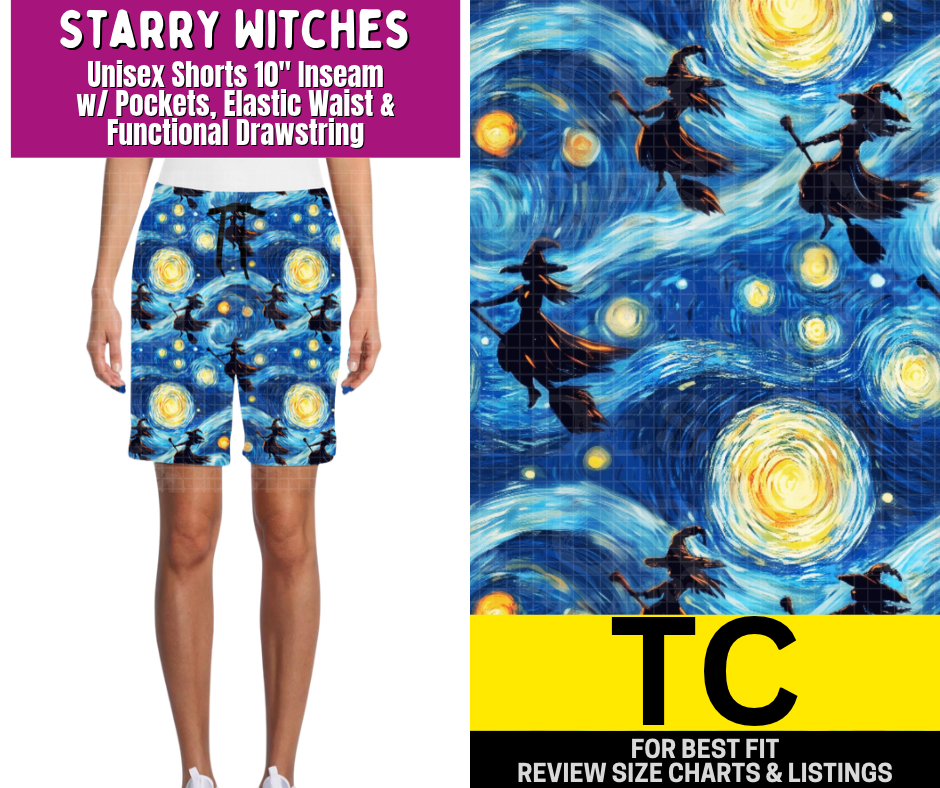 Starry Witches Unisex Shorts