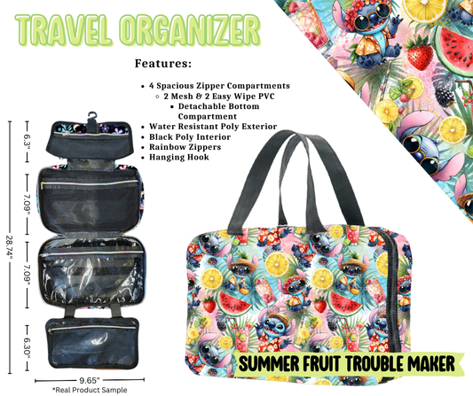 Summer Fruit Trouble Maker Travel Organizer