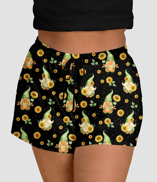 RTS - Sunflower Field Gnomes Jogger Shorts