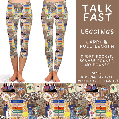 Batch #548 - May Request Run - Closes 6/26 - ETA late August - Talk Fast Full and Capri Length Leggings