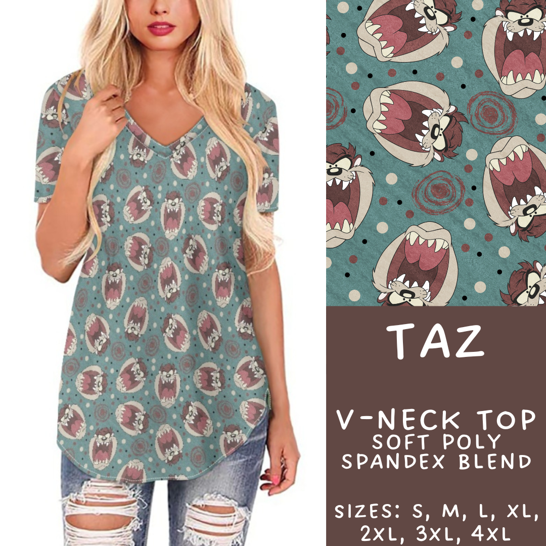 Batch #277 - December Request Run - Closes 1/27 - ETA late March - Taz V-Neck Tee