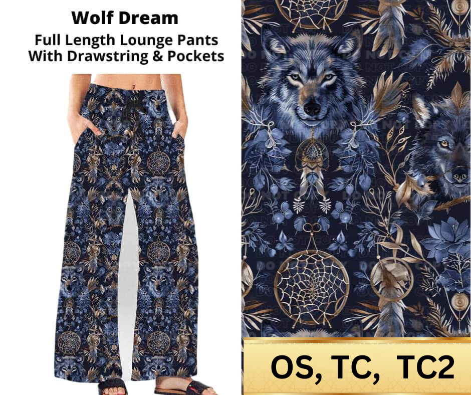 Wolf Dream Full Length Lounge Pants