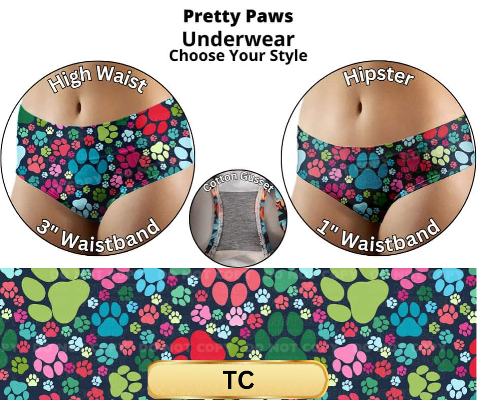 Pretty Paws Hipster Underwear